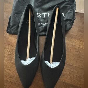 Just Fab Black Flats 8